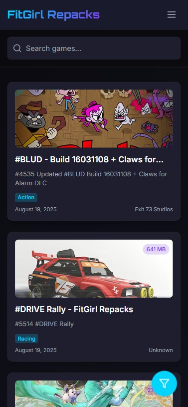 FitGirl Repacks - Next.js Gaming Hub screenshot 3
