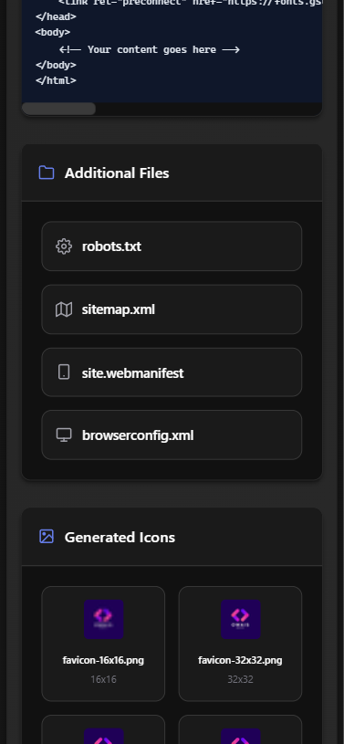 SEO Generator - Professional SEO Asset Generator screenshot 4